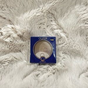 OUFER 14K solid gold seamless clicker